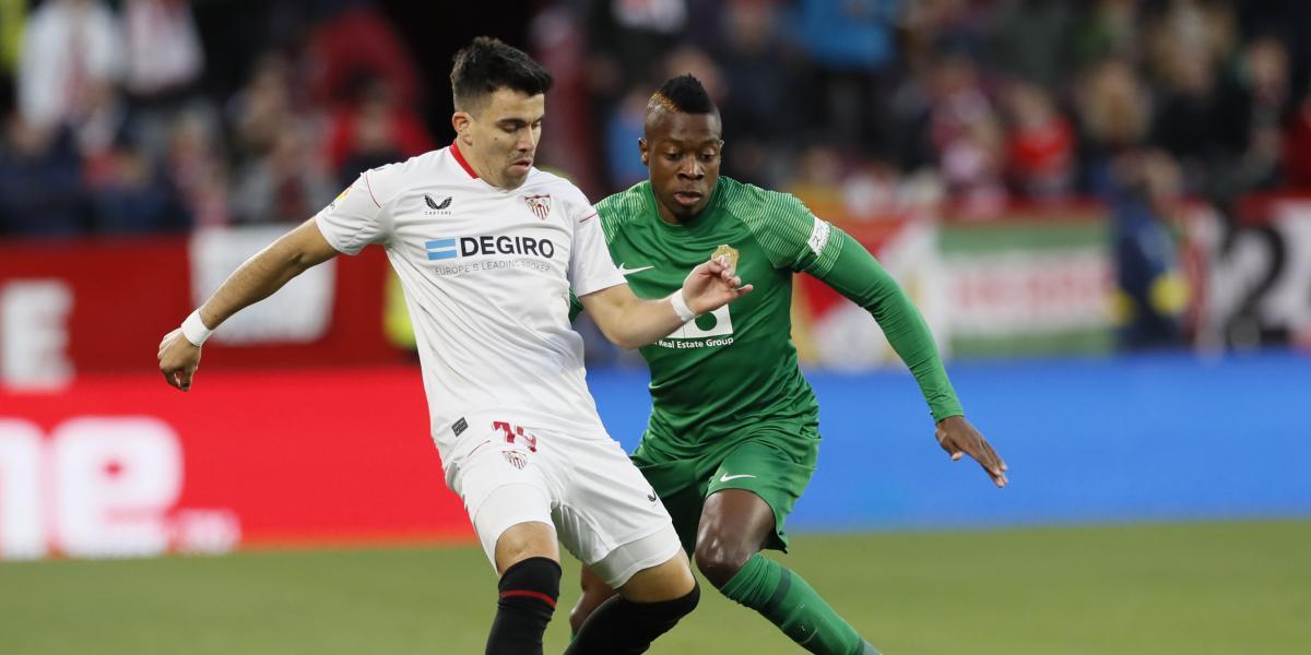 El Sevilla entrena sin Acuña, Ocampos ni Rekik, que se unen a las bajas