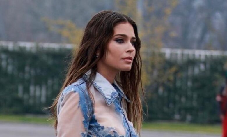 El atrevido 'look' de Coral Simanovich para la Semana de la Moda de Milán