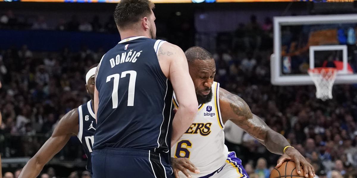 El carácter de LeBron cuestiona al dúo Doncic-Irving con una señora remontada
