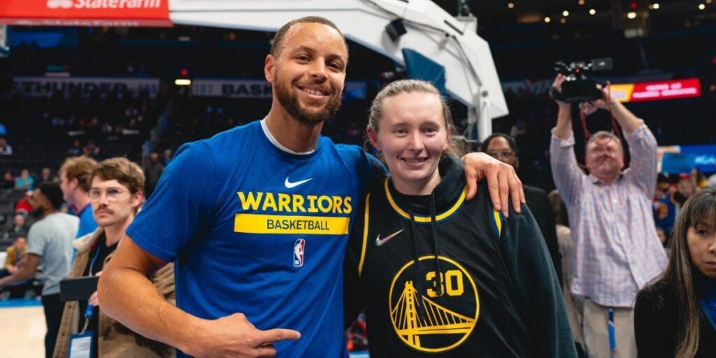 El esperado encuentro entre el rey y la reina de los triples: "Es genial verla y celebrar su logro”