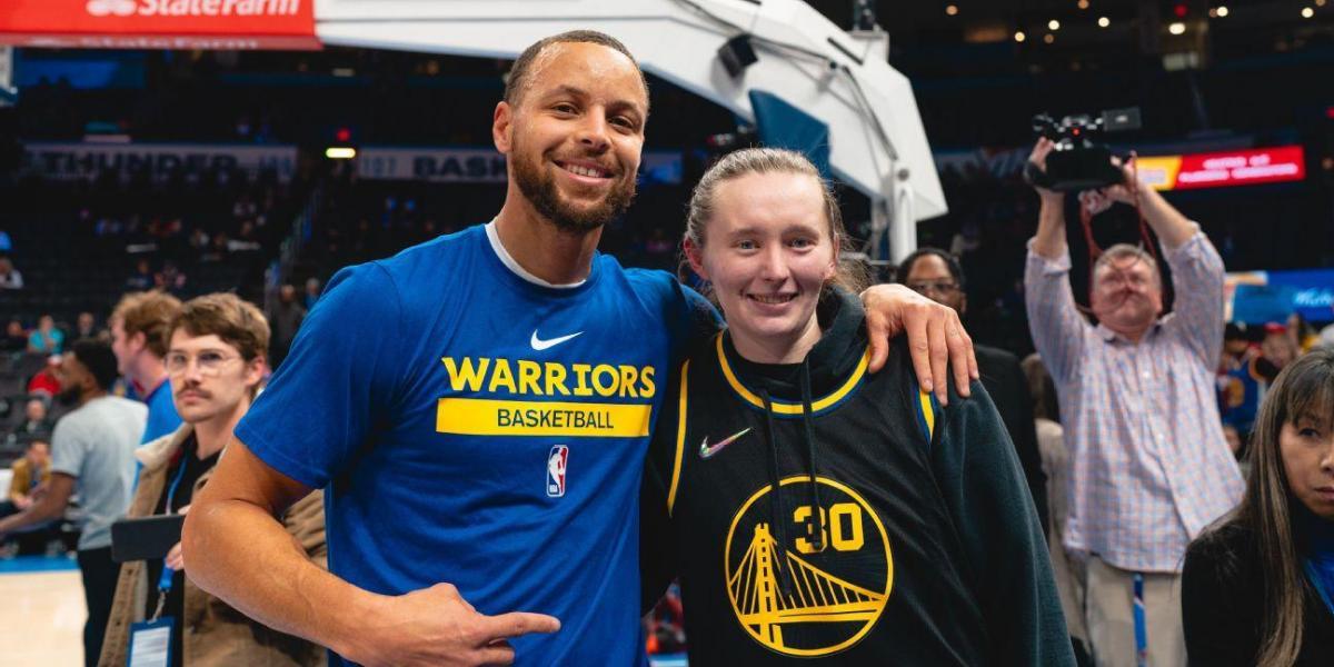 El esperado encuentro entre el rey y la reina de los triples: "Es genial verla y celebrar su logro”