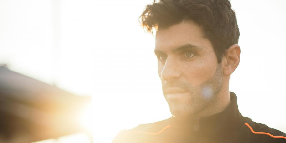 El expiloto de Fórmula 1 Jaime Alguersuari, en el Racing Legends de Cheste