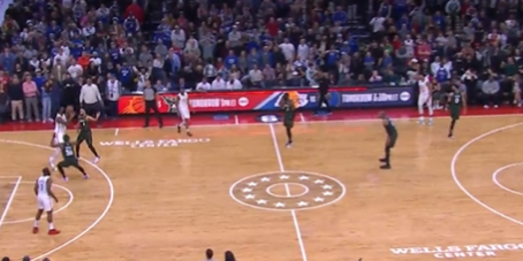 El final de locos del Sixers-Celtics con un canastón que no te podrás creer
