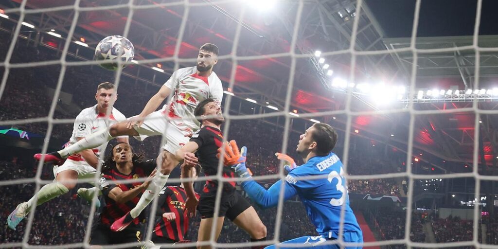 El gol del Leipzig al City, envuelto en polémica