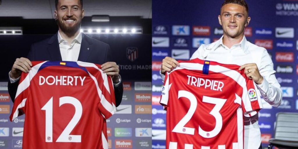 El mensaje que le mandó Trippier a Doherty al firmar por el Atlético