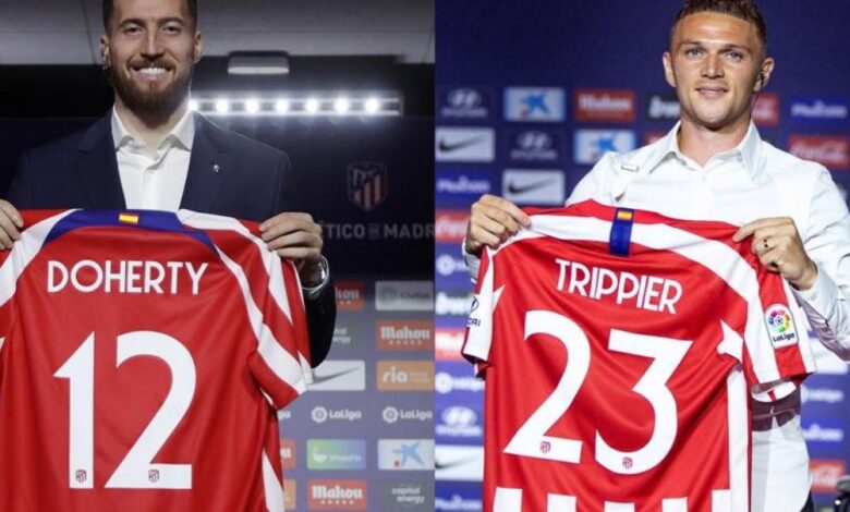 El mensaje que le mandó Trippier a Doherty al firmar por el Atlético