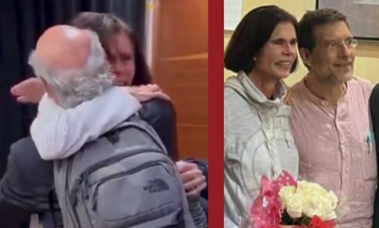 Emotivo encuentro de Cristiana y Carlos Fernando Chamorro tras destierro de Nicaragua