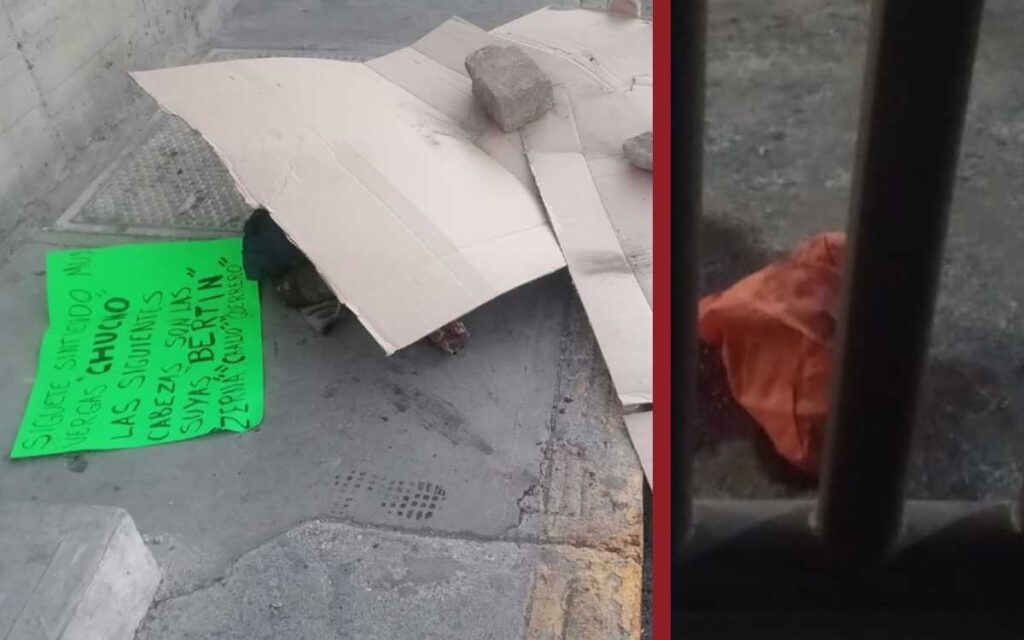 Encuentran cuerpos decapitados frente a penal en Ecatepec