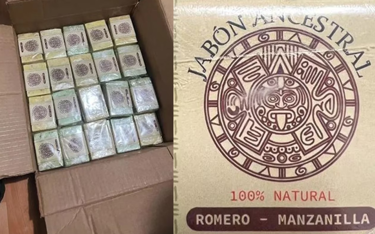 Esconden metanfetamina en jabones artesanales y son detenidos