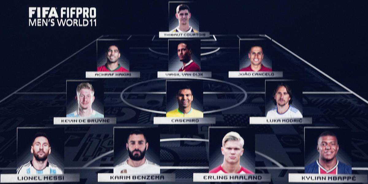 Este es el equipo masculino ideal FIFA/FIFPro