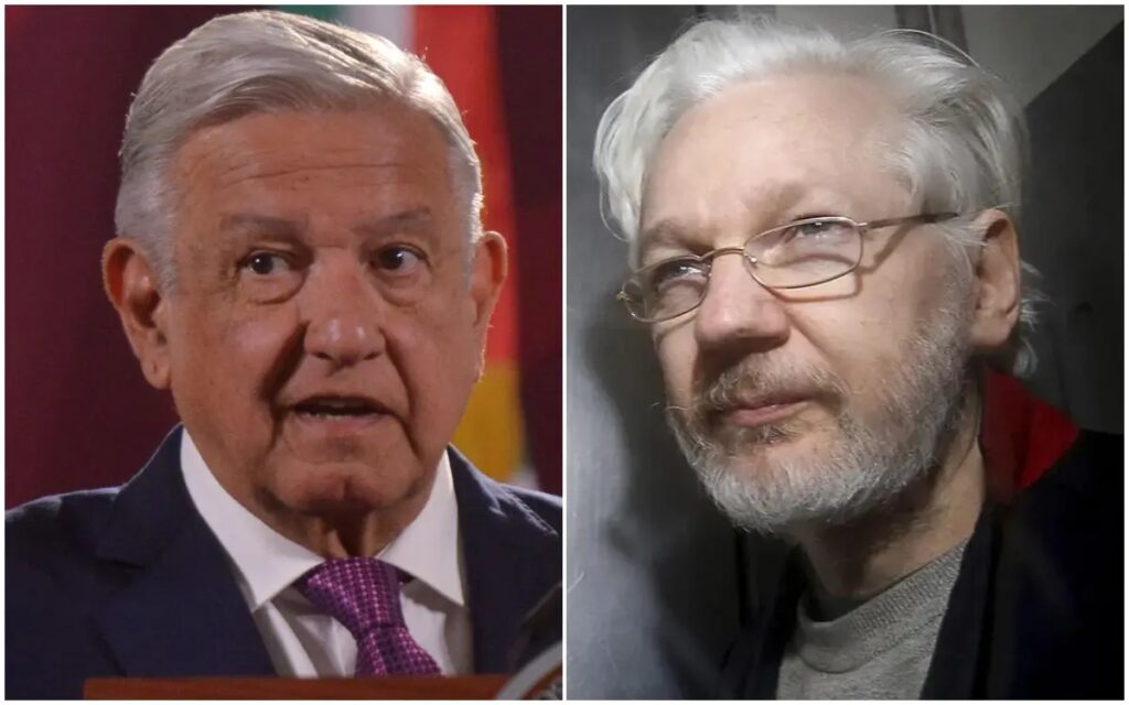 Exministro griego agradece a AMLO presión para liberar a Julian Assange