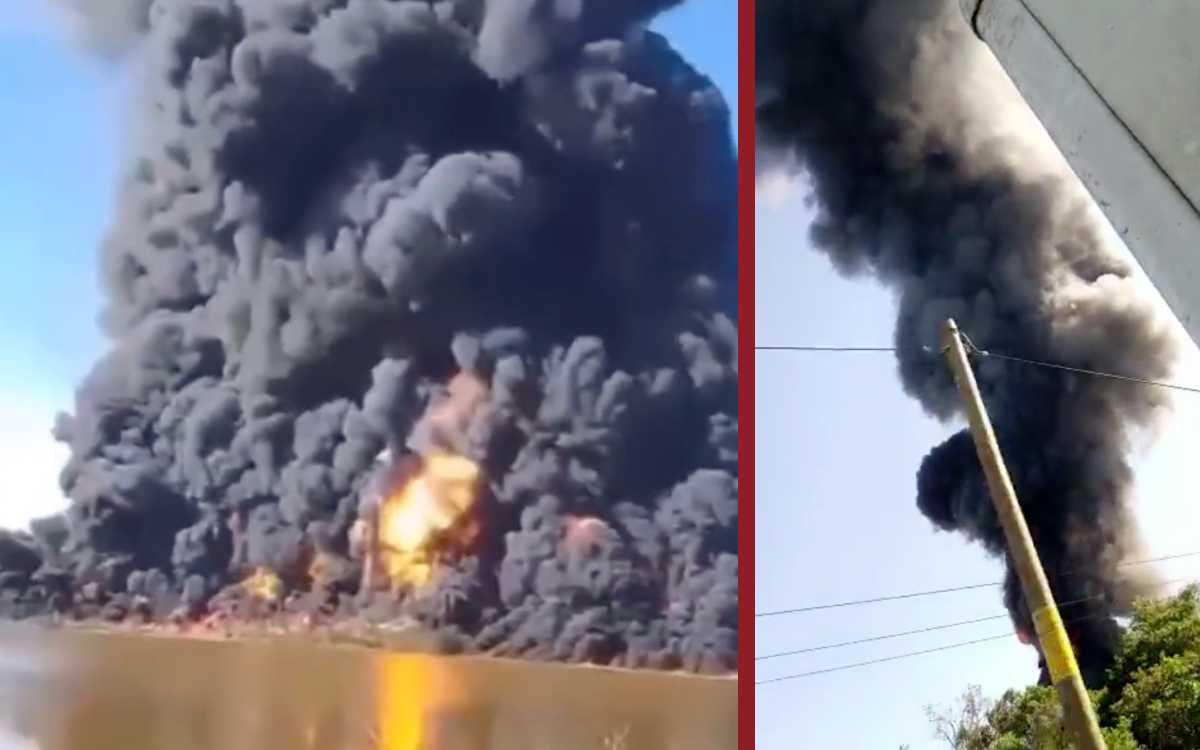 Explosión en Centro de Almacenamiento Estratégico de Pemex
