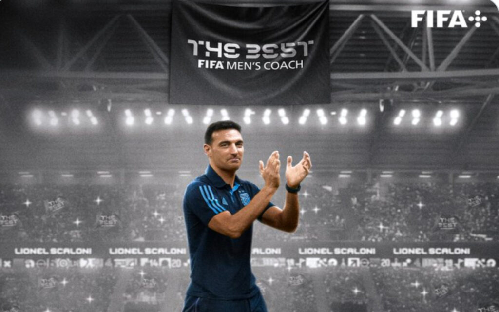 FIFA The Best: Wiegman y Scaloni, los mejores entrenadores del año | Tuit