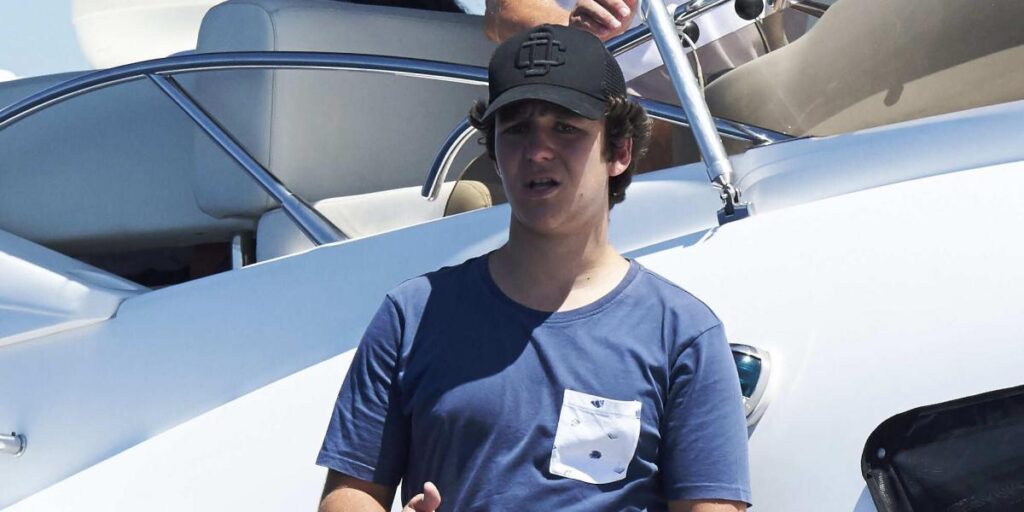 Froilán, en un hotel de lujo durante su estancia en Abu Dhabi