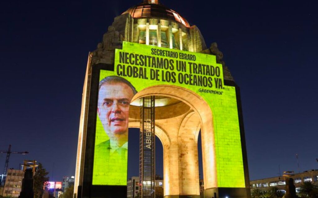Greenpeace pide a Ebrard firmar Tratado Global de los Océanos