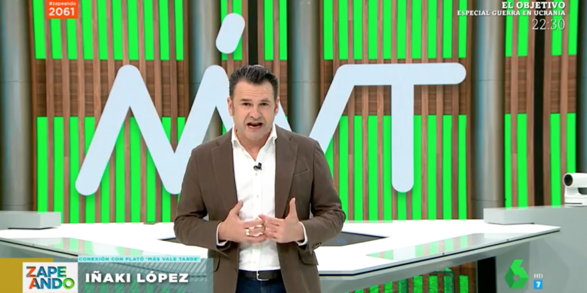 Iñaki López deja de presentar 'Más vale tarde' por un problema de salud