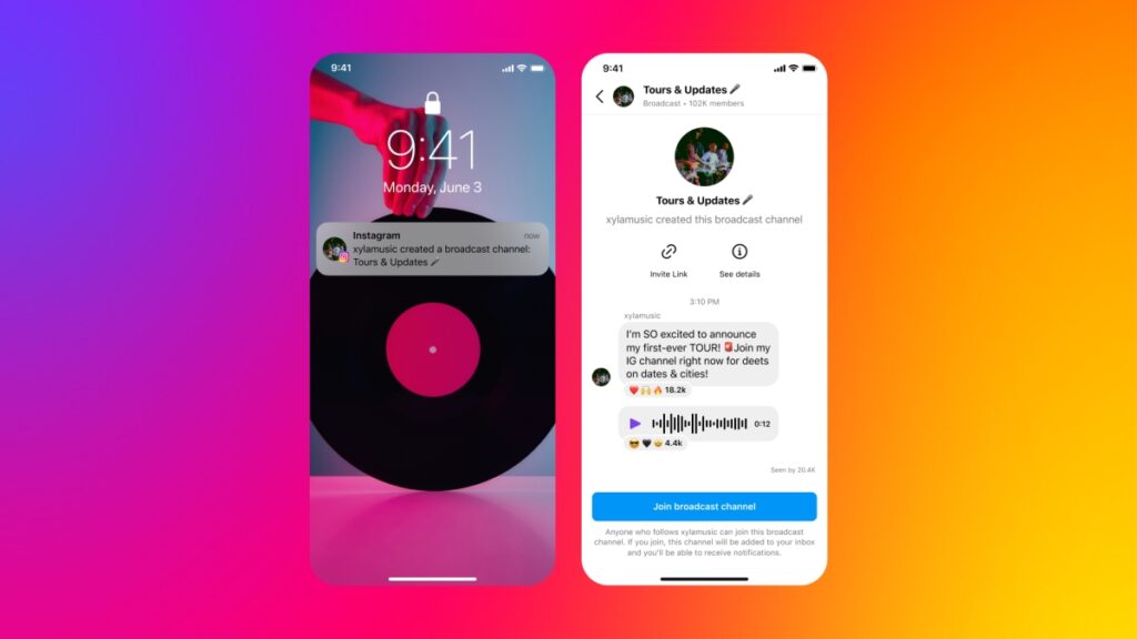 Instagram lanza una nueva función de transmisión de chat llamada 'Canales'