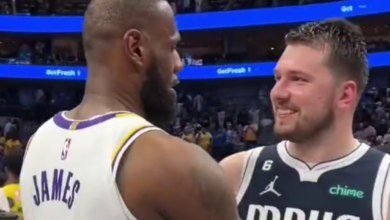 La 'declaración de amor' de Doncic a LeBron