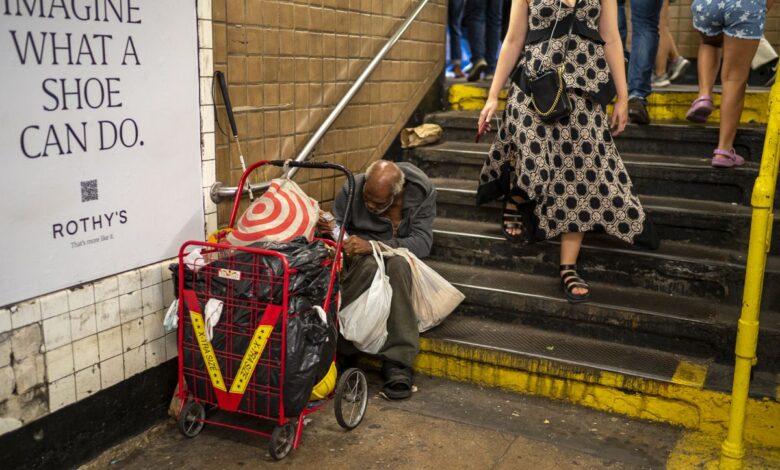 La crisis de indigentes amenaza con colapsar en Nueva York