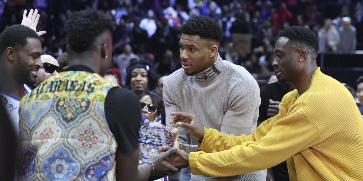 La química de los hermanos Antetokounmpo no funciona en el All-Star