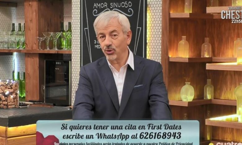 La tremenda metedura de pata de Carlos Sobera con un joven en 'First Dates'