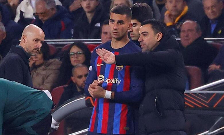 Las diferentes opciones que baraja Xavi para Old Trafford