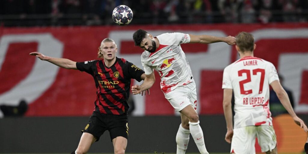 Las imágenes del Leipzig - Manchester City