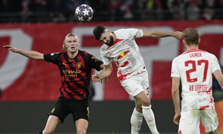 Las imágenes del Leipzig - Manchester City
