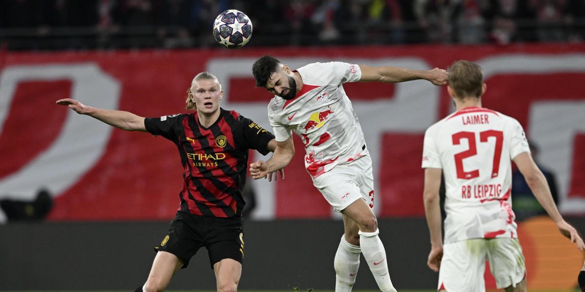 Las imágenes del Leipzig - Manchester City