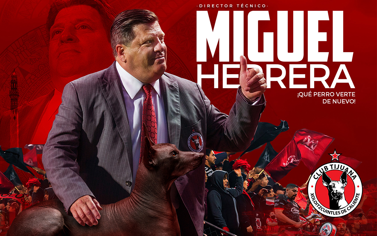 Liga MX: Miguel Herrera regresa para su segunda etapa al frente de Xolos | Tuit
