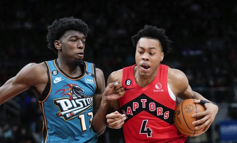 Los Raptors prolongan en Detroit su mejor momento y, Juancho, su peor