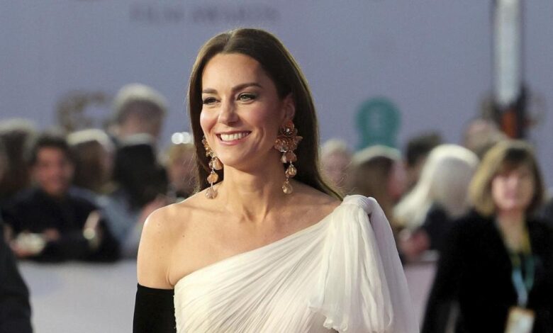 Los pendientes de Zara que Kate Middlton lució en los premios Bafta revolucionan la redes