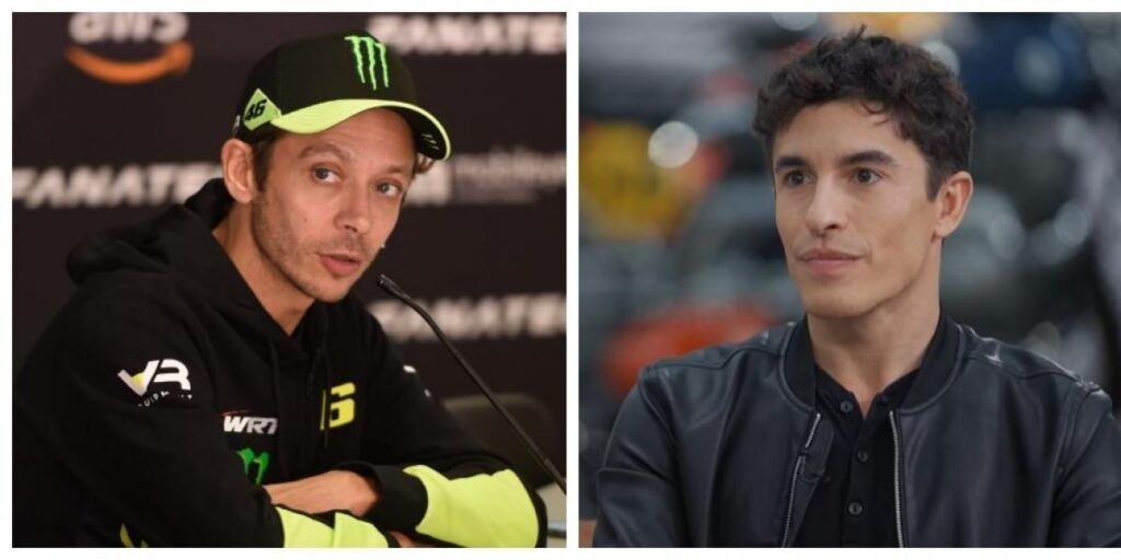 Marc Márquez habla alto y claro de su relación con Valentino Rossi