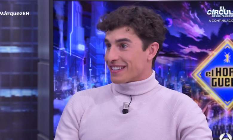 Marc Márquez ruboriza a Pablo Motos en 'El Hormiguero': "Es para irse"