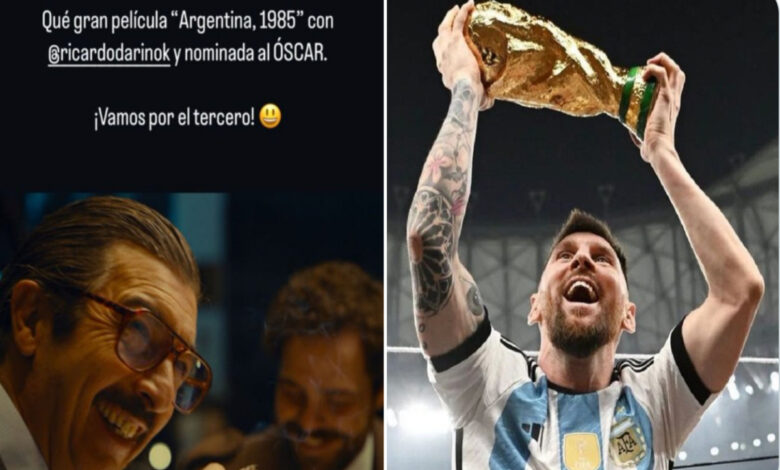 Messi arenga por la cinta 'Argentina, 1985': "¡vamos por el tercero (Oscar)! | Video