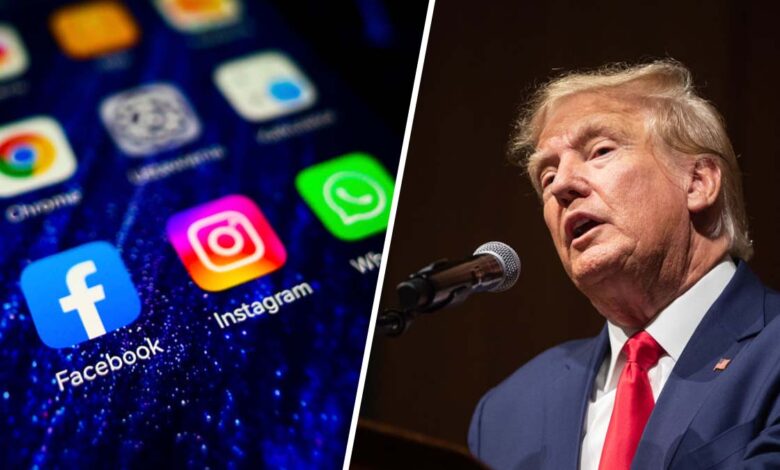 Meta restituye acceso de Donald Trump a Facebook e Instagram