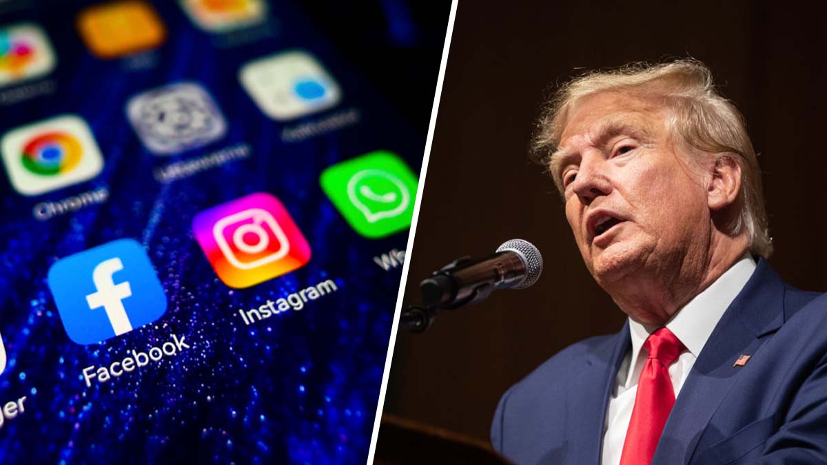 Meta restituye acceso de Donald Trump a Facebook e Instagram