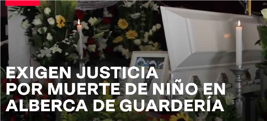 Muere niño de 3 años en una guardería, entregan al menor todo mojado, al parecer se les ahogó