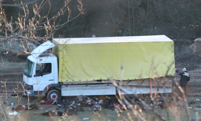 Mueren asfixiados 18 inmigrantes en un camión abandonado en Bulgaria