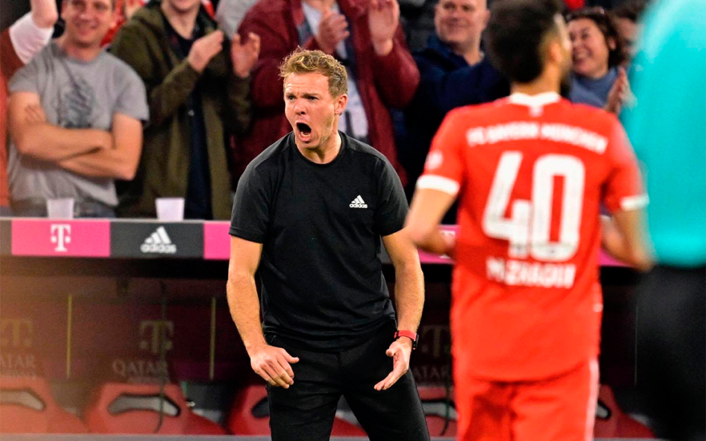 Nagelsmann, DT del Bayern Munich, sancionado por "conducta antideportiva"