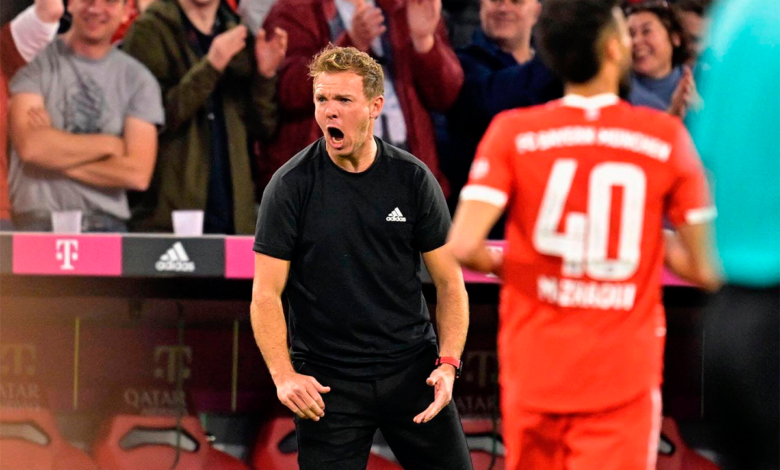 Nagelsmann, DT del Bayern Munich, sancionado por "conducta antideportiva"