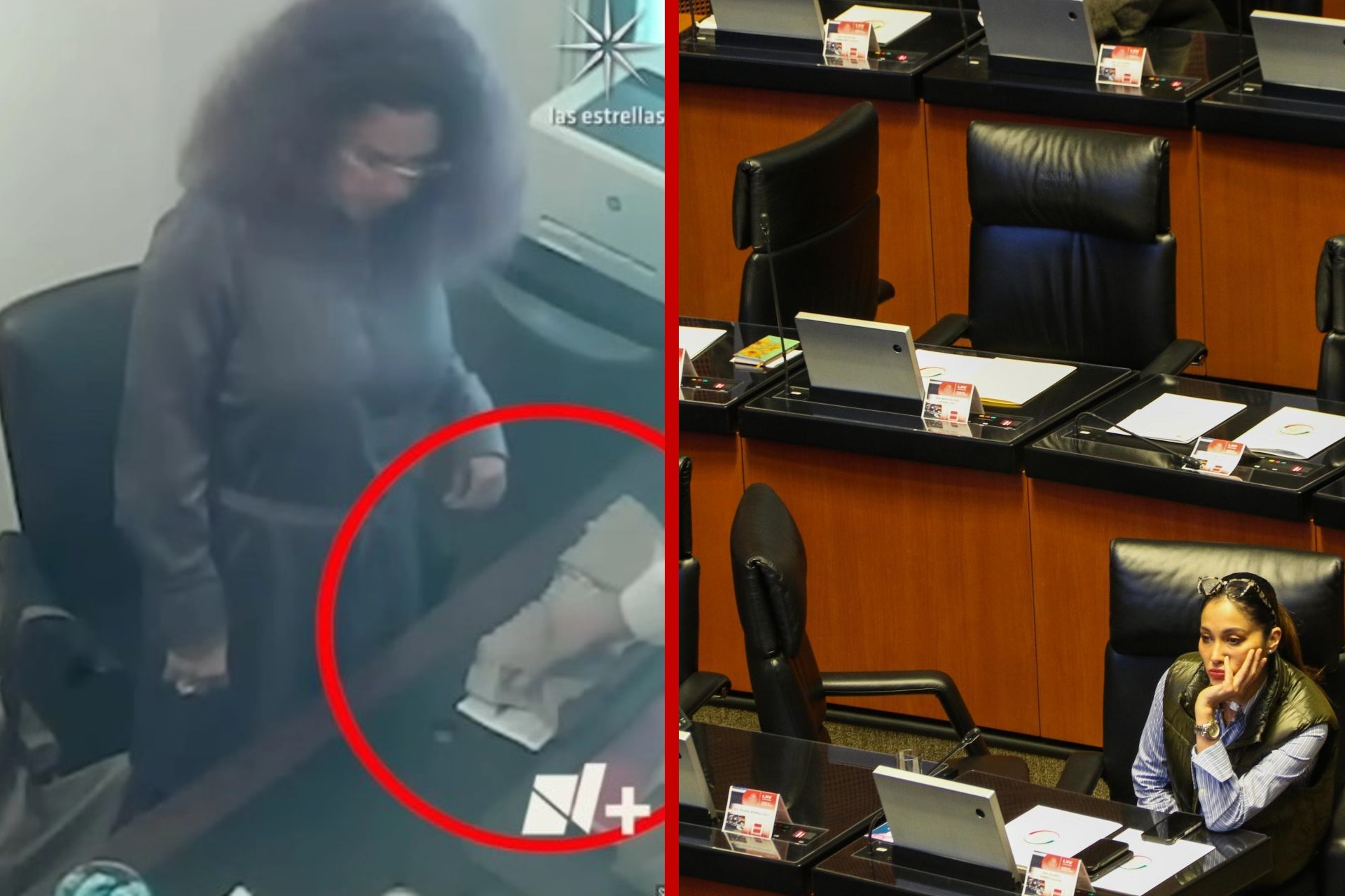 No acude al Senado legisladora envuelta en controversia por recibir fajos de billetes