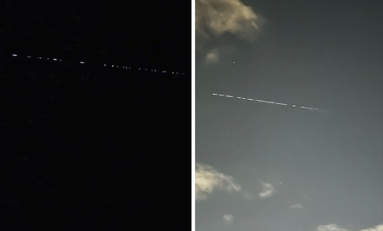 No son OVNIS, es la nueva misión de SpaceX | Video
