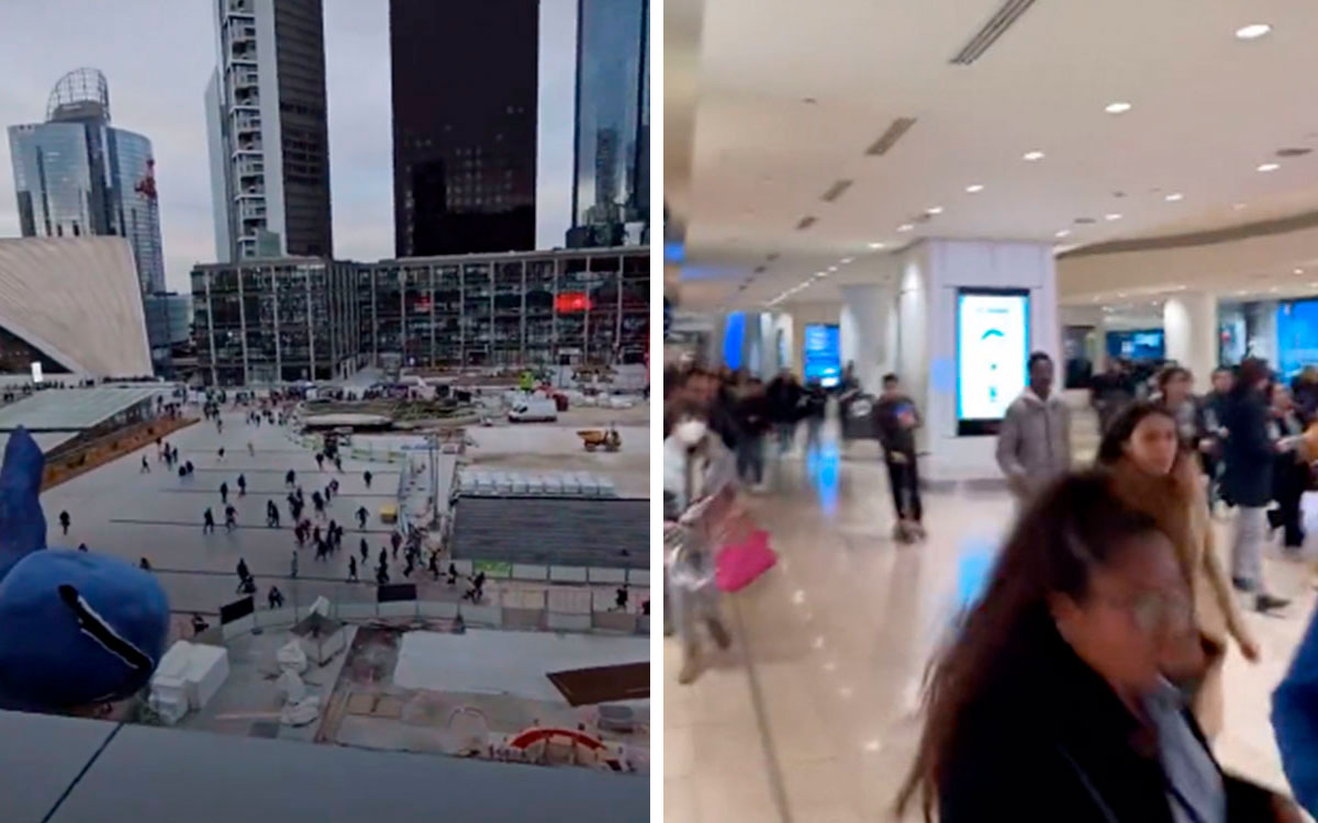 París: Hombre se suicida y causa pánico en centro comercial