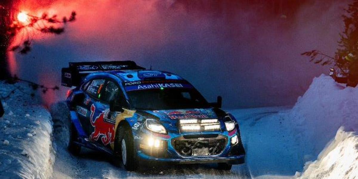 Rally Suecia: Ott Tänak, líder pese a un reventón y un enorme enfado