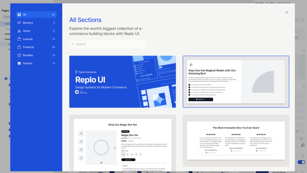 Replo ofrece a las empresas una opción de código bajo para crear páginas de destino de Shopify