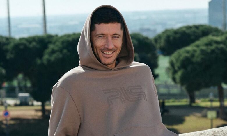 Robert Lewandowski ya tiene su propia colección de ropa deportiva