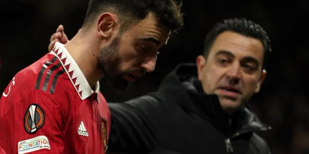 Schmeichel increpa a Bruno Fernandes