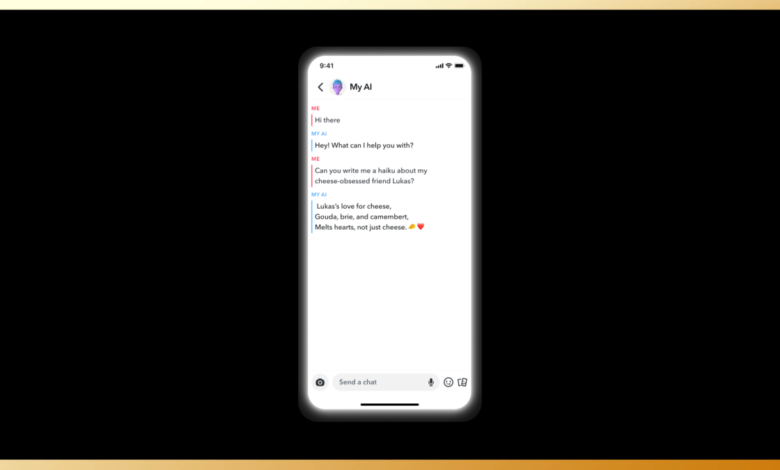 Snapchat lanza un chatbot de IA impulsado por la tecnología GPT de OpenAI