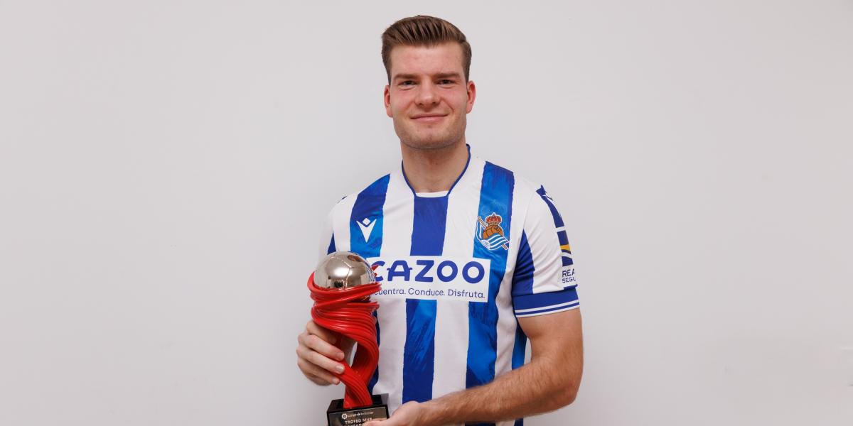 Sorloth, el mejor jugador de la Liga en enero